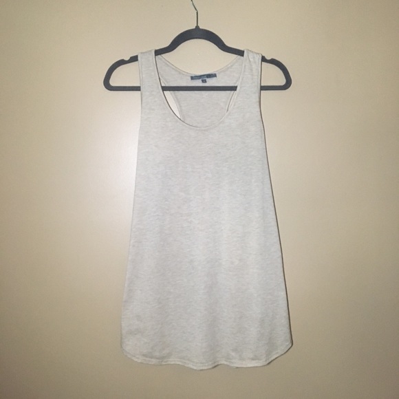 Emma’s Closet Beige Racerback Loose Tunic Tank - Picture 4 of 5